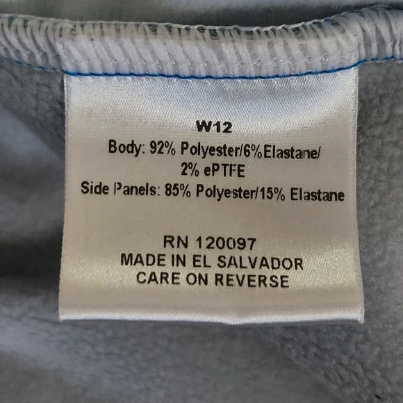 Castelli Free Jersey Cycling Mens Medium Blue White Full Zip Long Sleeve